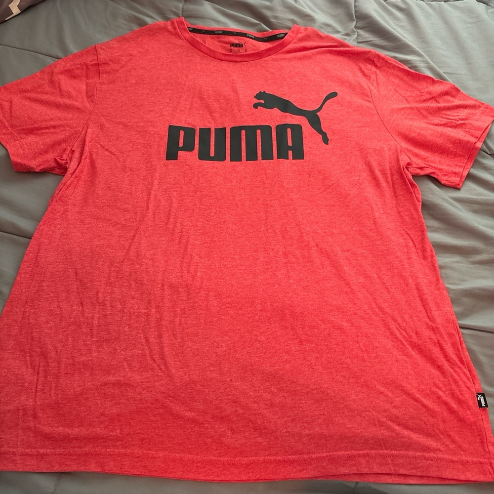 Puma Men's Bold Red Short Sleeve Tee